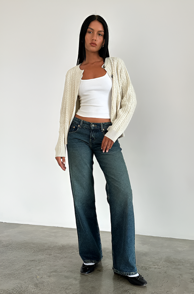 Sara | Baggy Low Rise Jeans