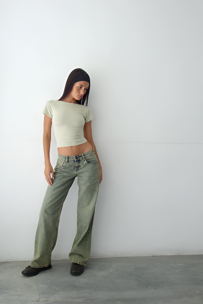 Sara | Baggy Low Rise Jeans