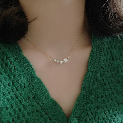 Yvette™ - Classic Pearl Necklace