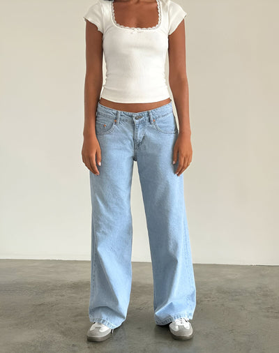 Sara | Baggy Low Rise Jeans