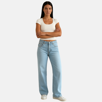 Sara | Baggy Low Rise Jeans